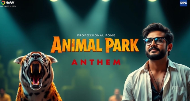 Animal Park Anthem album cover showing the movie's theme
