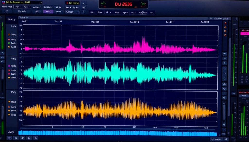 Comparison of different Dil Se Remix Version 2025 audio waveforms