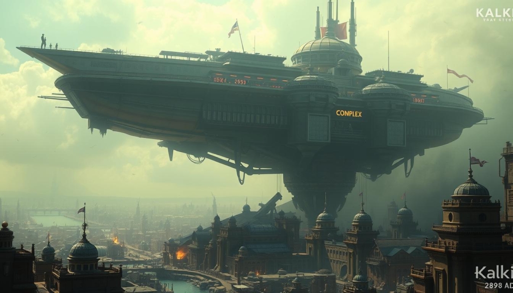 Scene from Kalki 2898 AD showing the dystopian city of Kasi