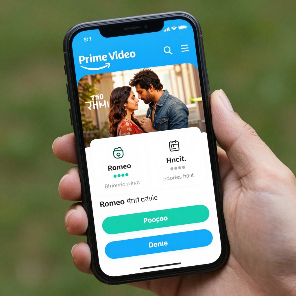 Amazon Prime Video showing Romeo movie details