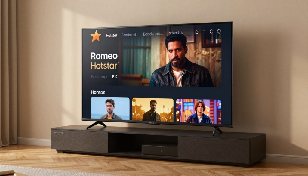 Disney+ Hotstar streaming interface on smart TV