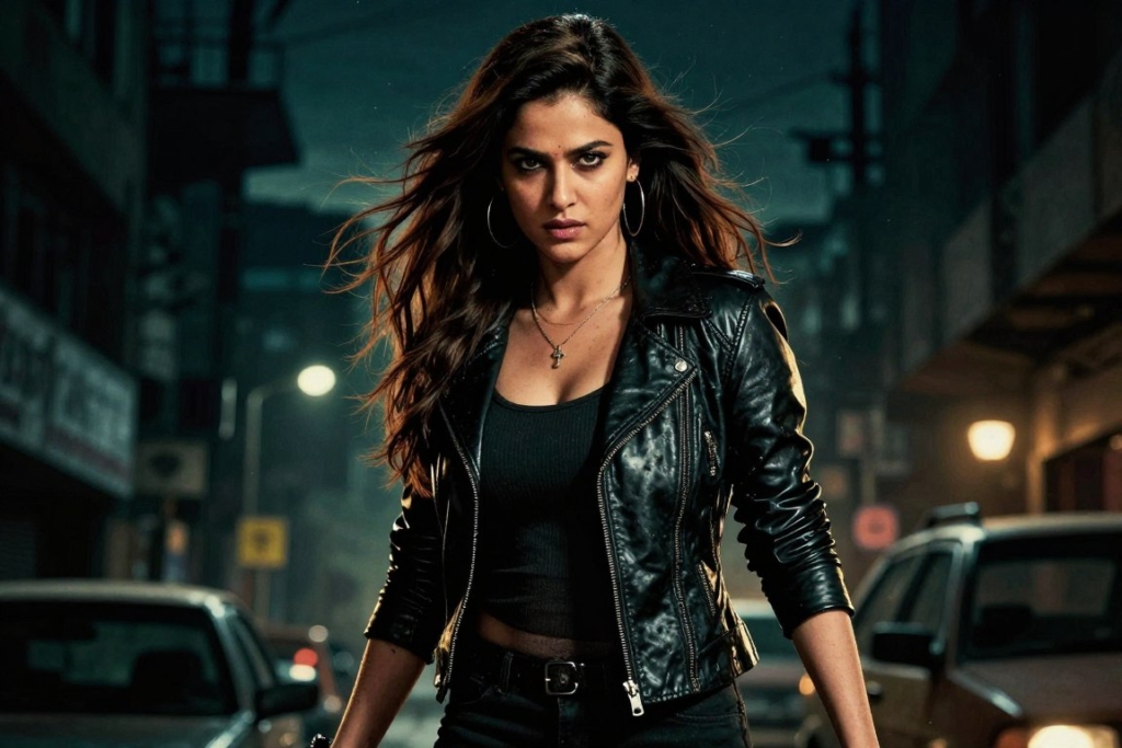 Mardaani 2 movie poster featuring Shivani Shivaji Roy confronting crime